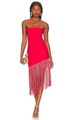 superdown Cleo Strapless Dress in Red from Revolve.com | Revolve Clothing (Global)