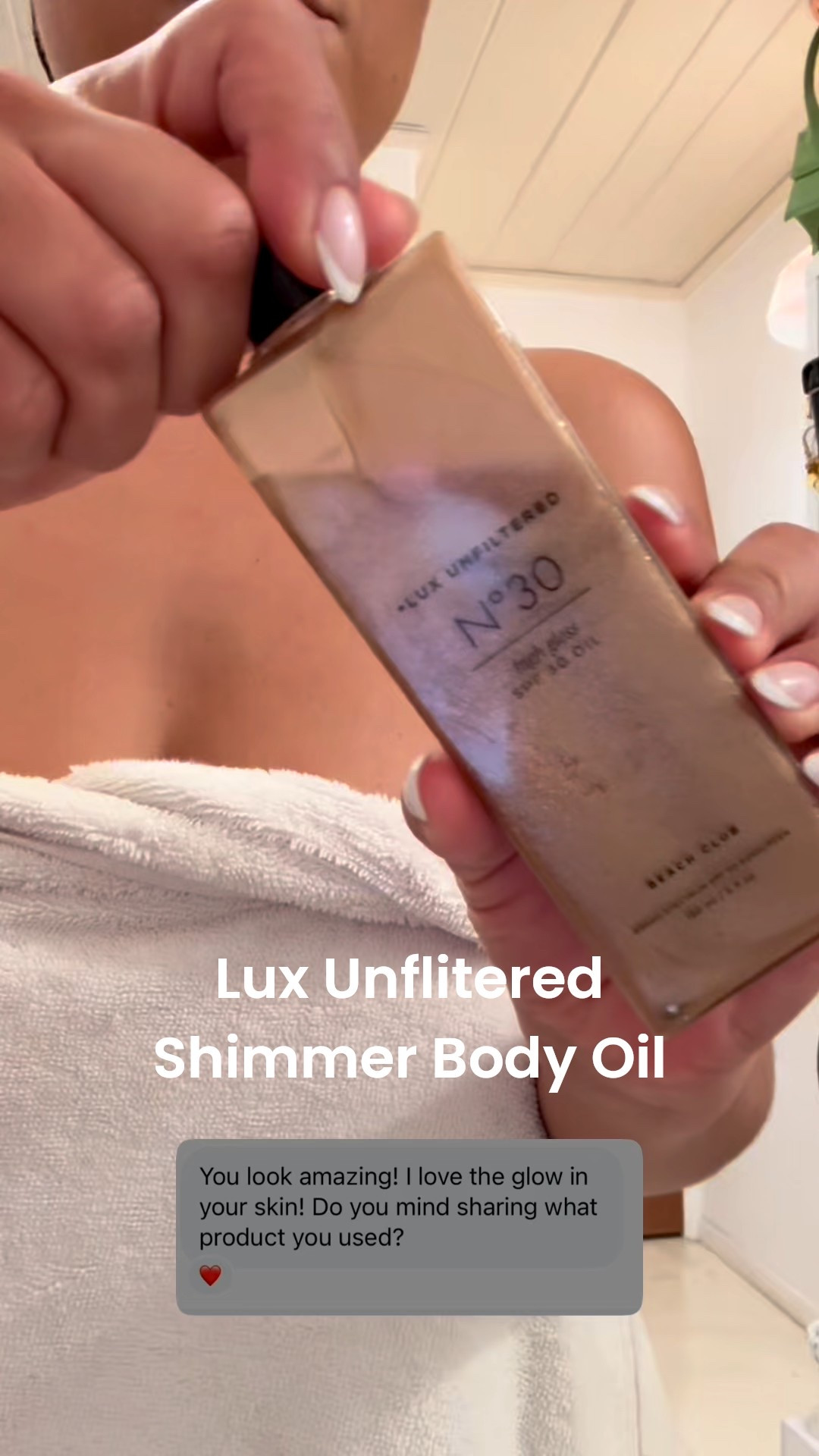 Luxe Unfiltered Shimmer Body Oil 