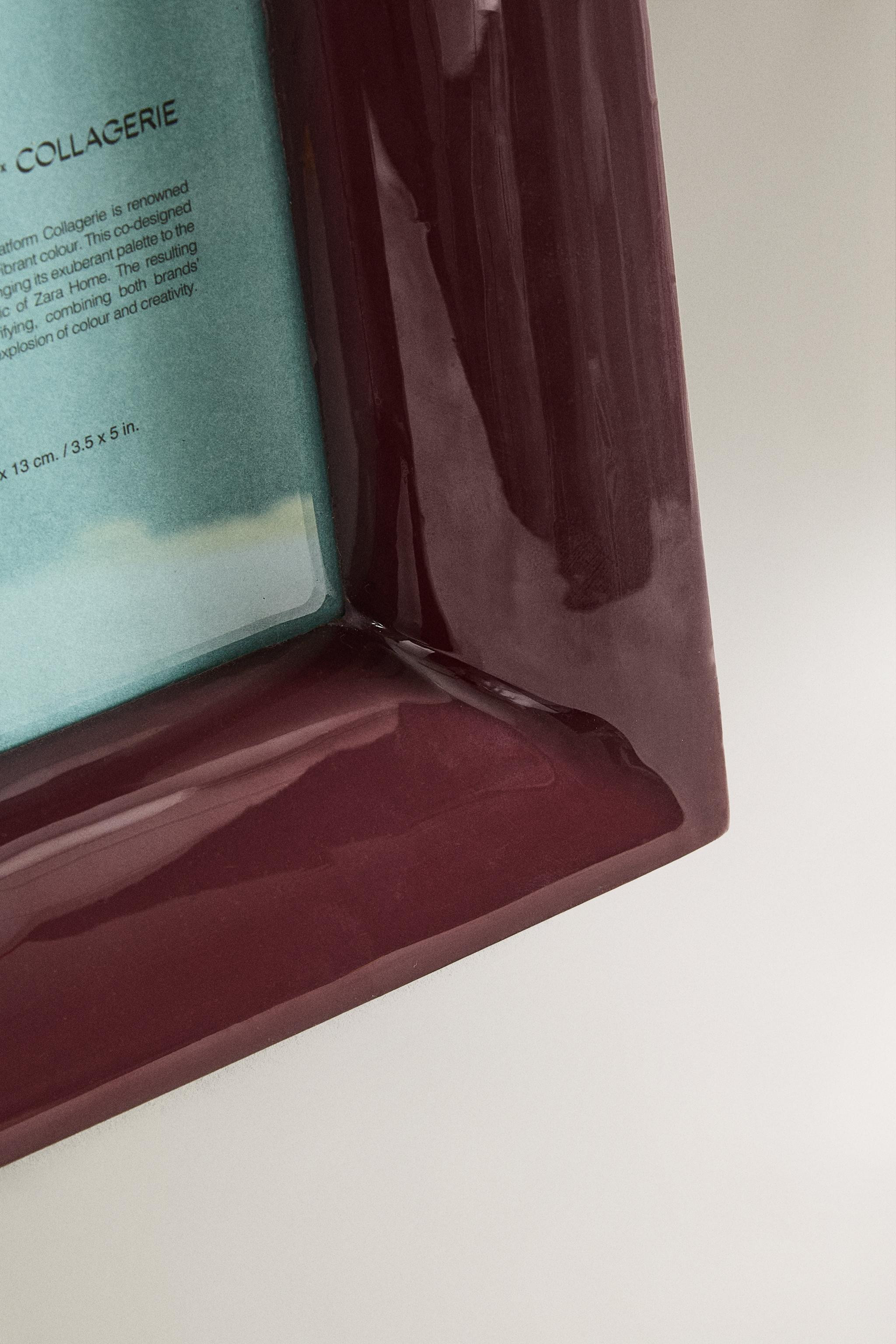 SHINY WOODEN PHOTO FRAME X COLLAGERIE | Zara UK