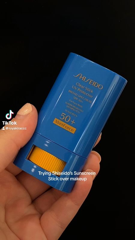 Sunscreen over makeup!? It actually works! Didn’t smear my makeup and no oily residue 👏 The #Shiseido Clear Sunscreen Stick is such a great way to include SPF in your routine - no matter what. #sunscreen #summermakeup #summerbeauty #healthyskin #spf #clearskin 

#LTKSeasonal #LTKBeauty