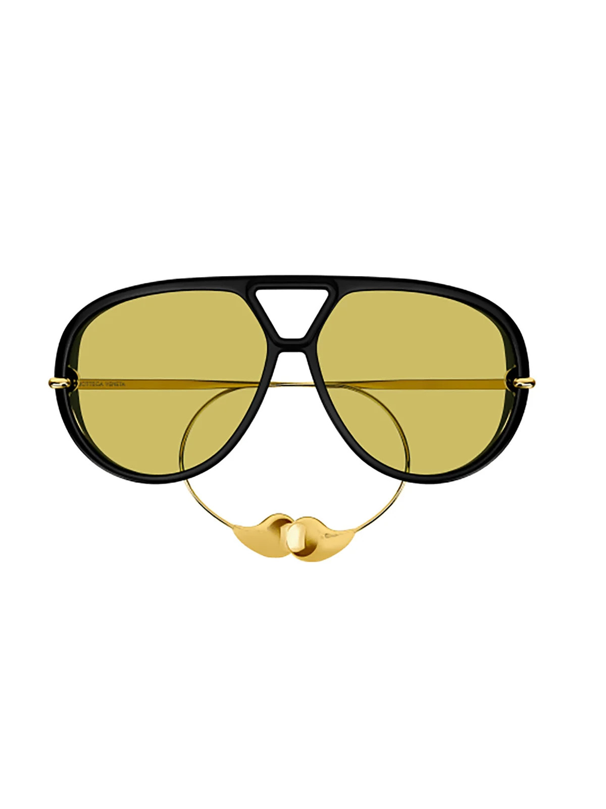 Bottega Veneta Eyewear Pilot Frame Sunglasses | Cettire Global