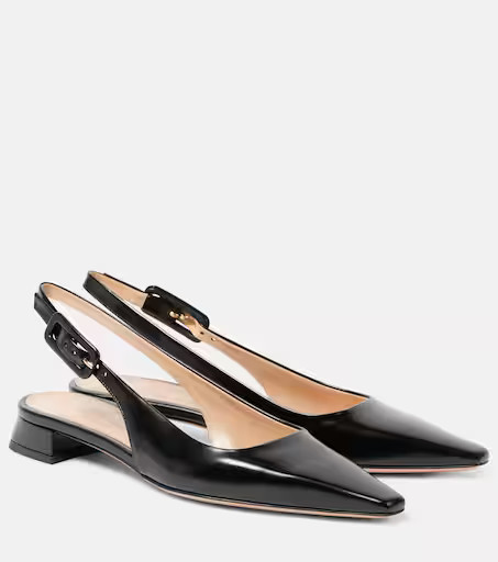 Lindsay patent leather slingback flats | Mytheresa (US/CA)