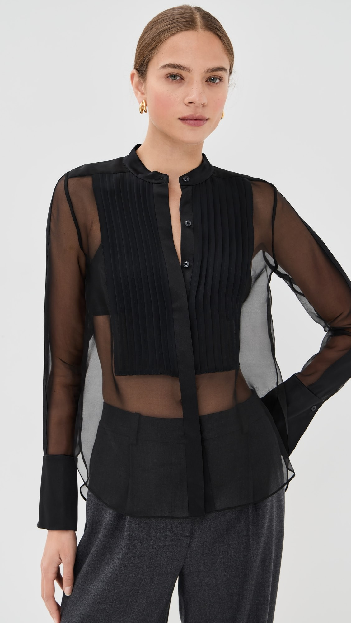 Peyton Silk Button Down | Shopbop