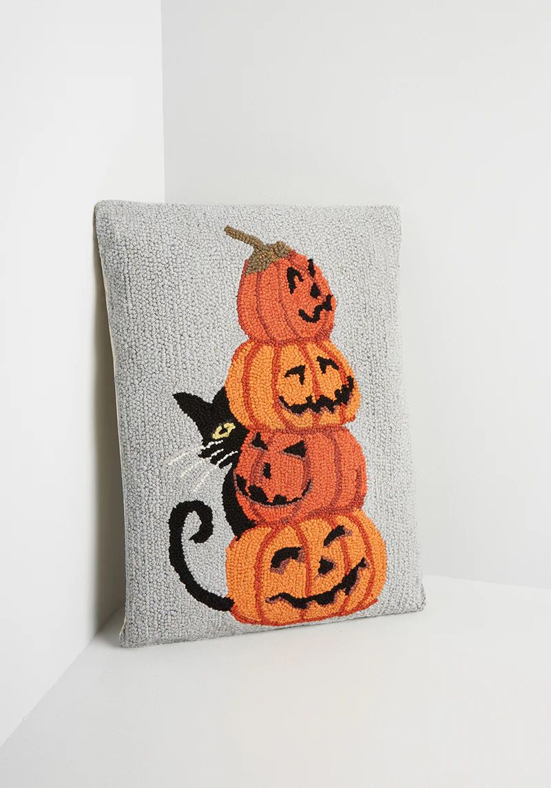 Happy Meow-oween Decorative Pillow | ModCloth