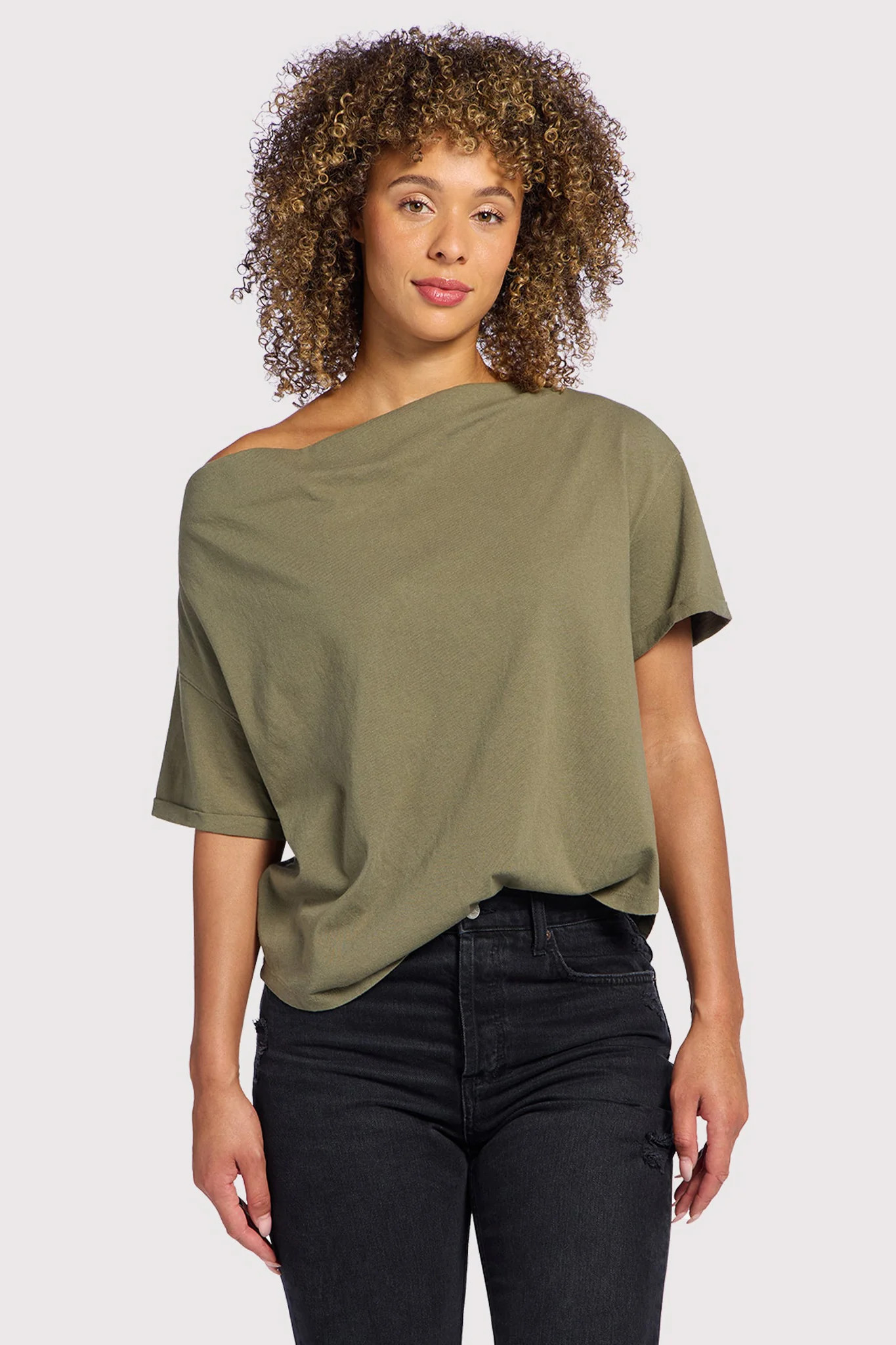 Vintage Cotton
      
    
  
  Off The Shoulder T-Shirt | nuuds