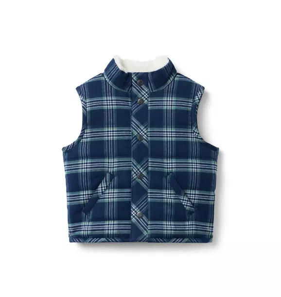 The Cozy Plaid Vest | Janie and Jack