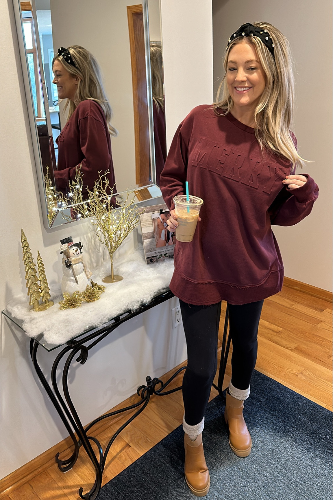 You’d think the coffee would keep my eyes open at least! 😆 

👚 top: SMALL
👖 leggings: SMALL
🥾 boots: 7

#LTKSeasonal #LTKfindsunder50 #LTKstyletip