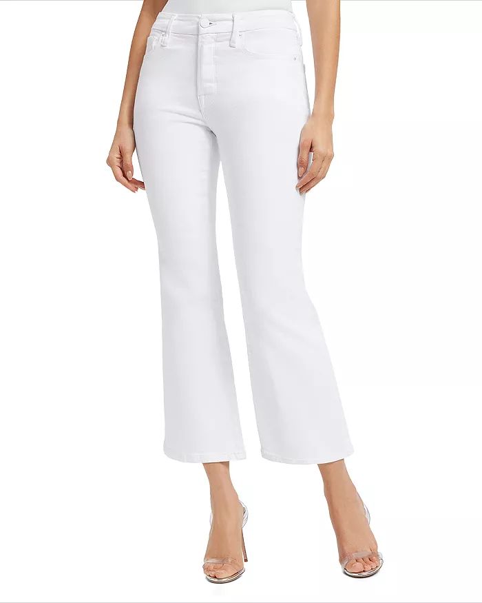 Good Legs High Rise Cropped Mini Bootcut Jeans in W001 | Bloomingdale's (US)