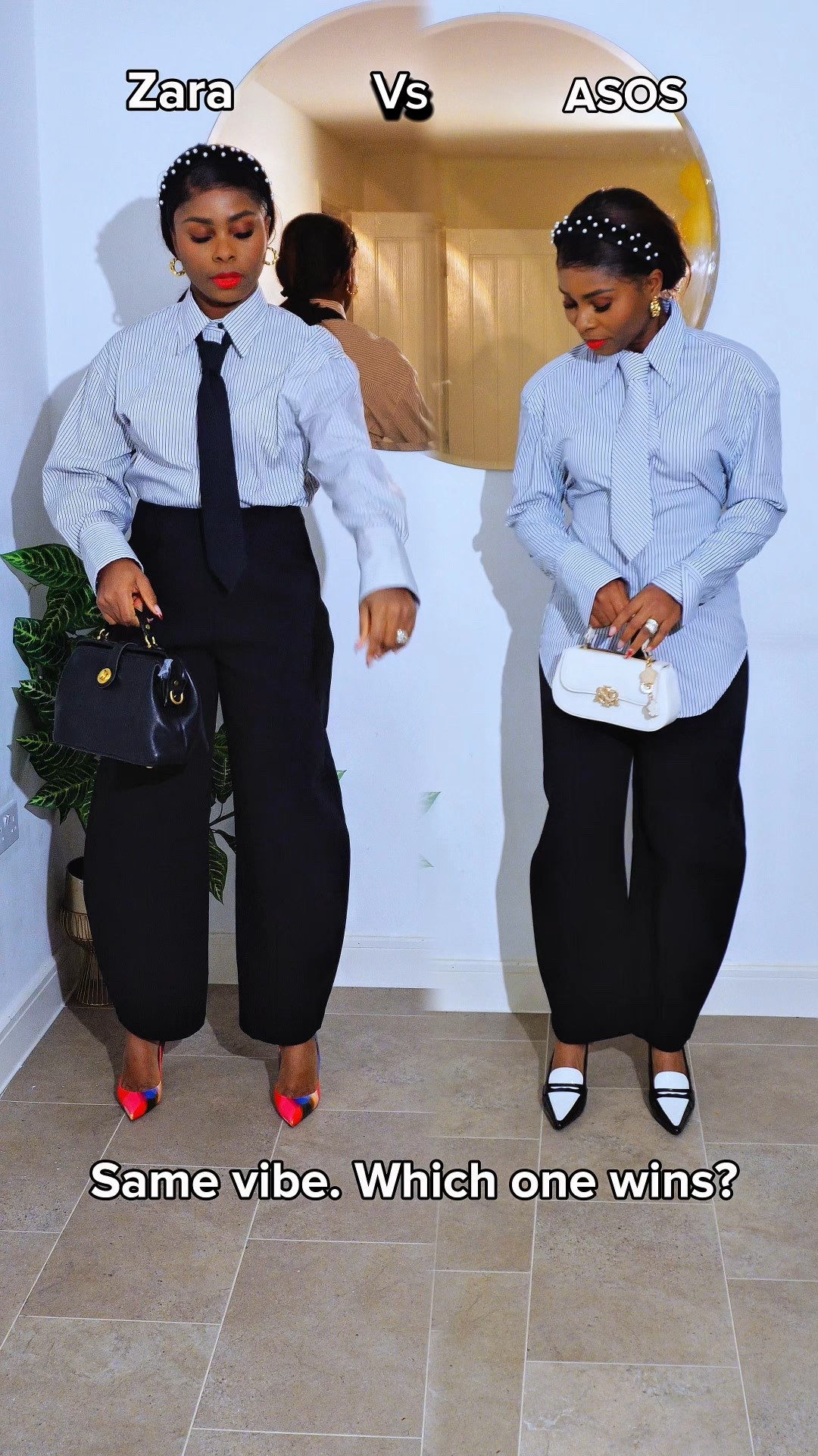 Workwear doesn’t have to be complicated.

Zara vs ASOS — same vibe, different brands.

Because it’s never just about the label.
It’s about structure, tailoring and the confidence you walk into the room with.

Left or right? 👀
Which one are you wearing to the office?

#WorkwearWednesday #CorporateChic #ModestStyle #OfficeOutfit #ZaraStyle #ASOSStyle 

#LTKstyletip #LTKuk #LTKworkwear