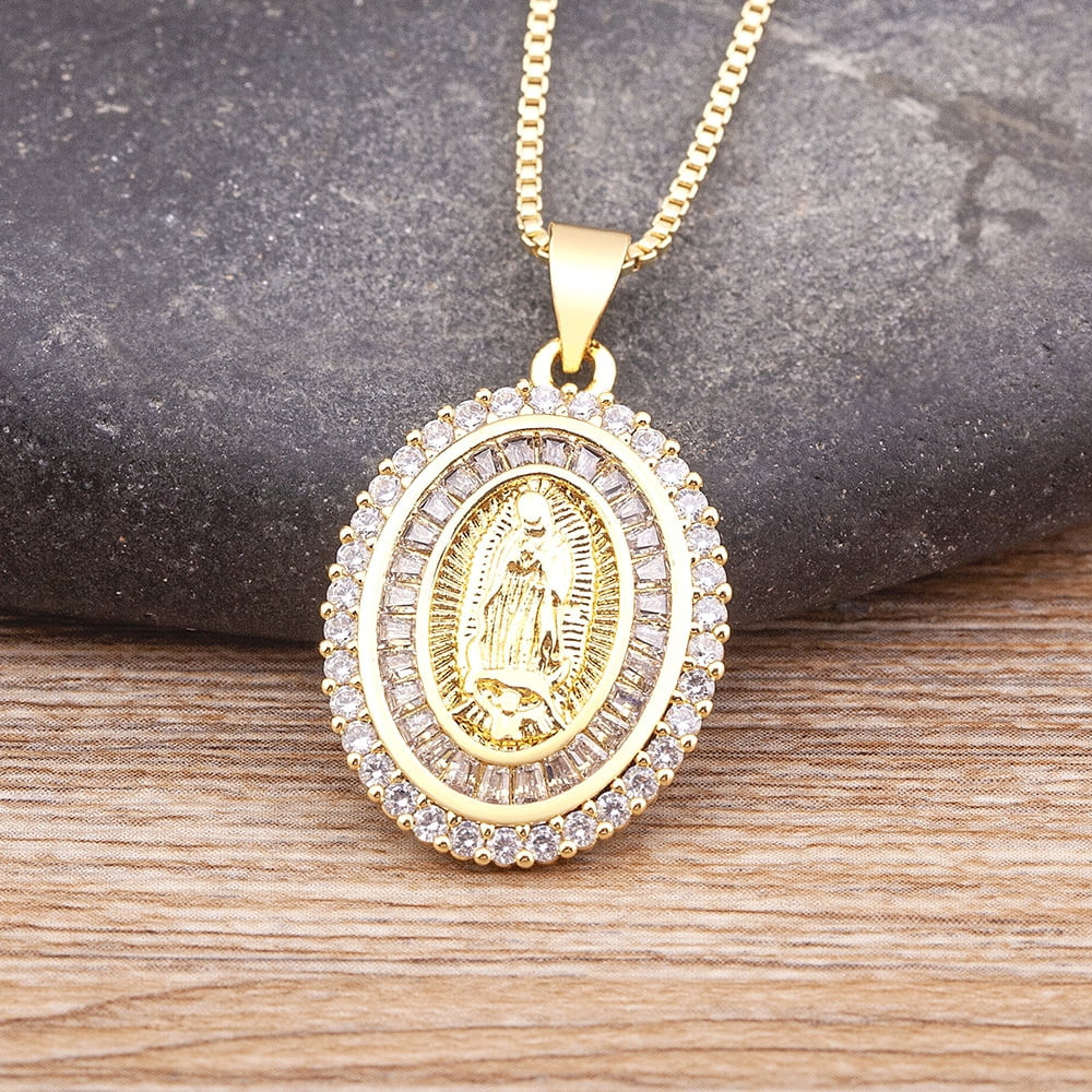 Women's Fashion Vintage Virgin Mary Necklace | Walmart (US)
