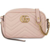 Gucci GG Marmont mini quilted leather cross-body bag, Women's, Perfect pink | Selfridges