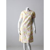 Vintage 60S Floral Short Sleeve Dress By L'aiglon | Etsy (US)