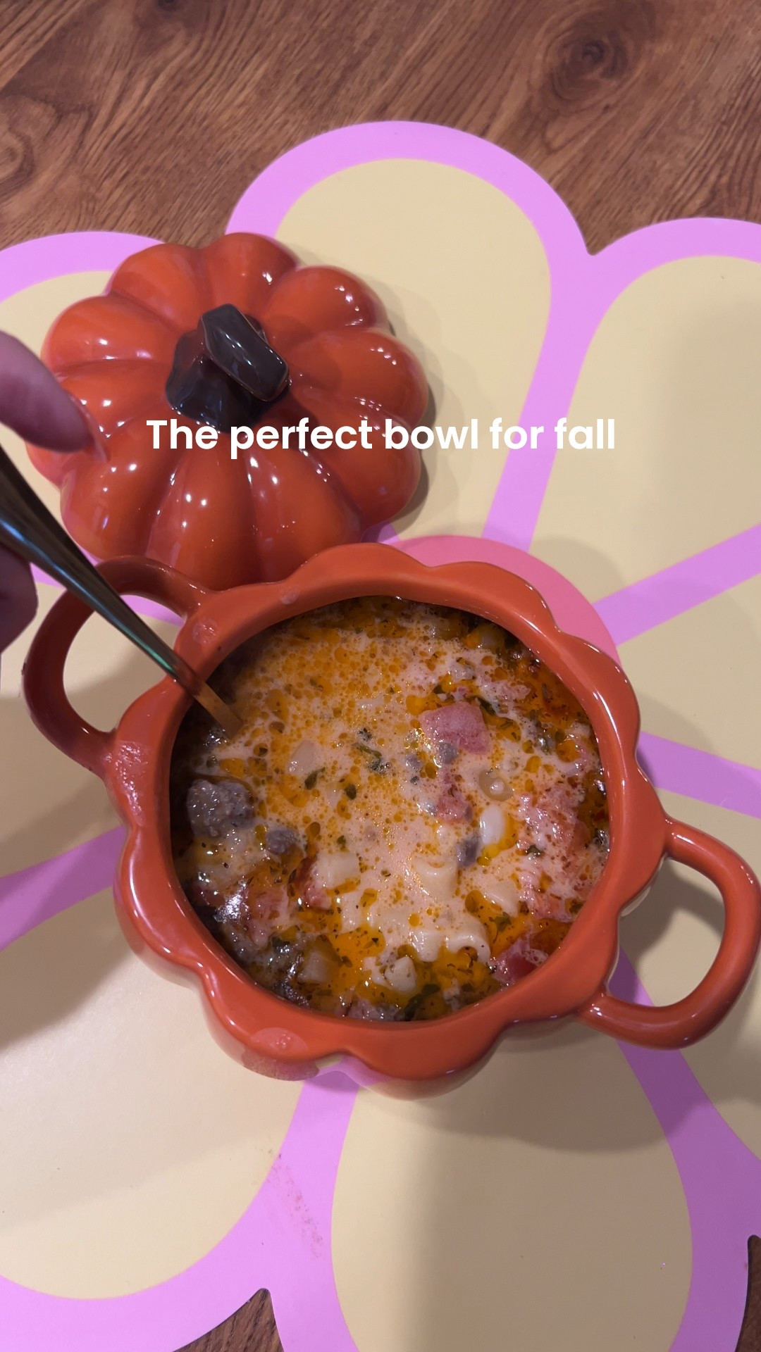 Soup in my pumpkin bowl 😍🎃🤎🍂🍁

#LTKHome #LTKFindsUnder100 #LTKSeasonal