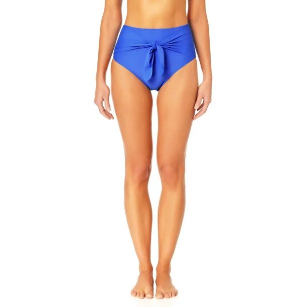 Time and Tru Women's and Women's Plus Size Cabana Waist Tie Swim Bottom | Walmart (US)