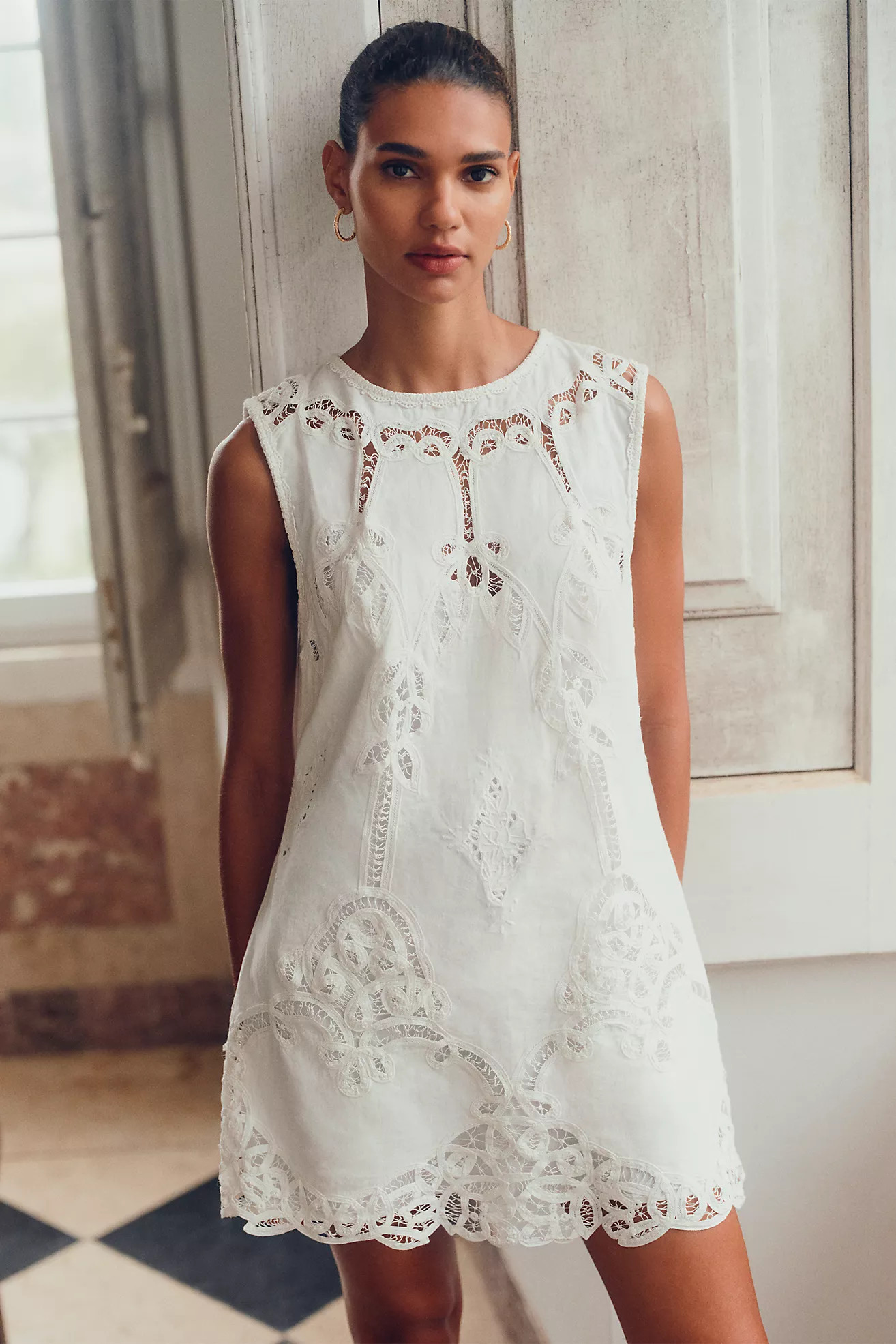 THE GREAT. Picnic Sleeveless Shift Dress | Anthropologie (US)