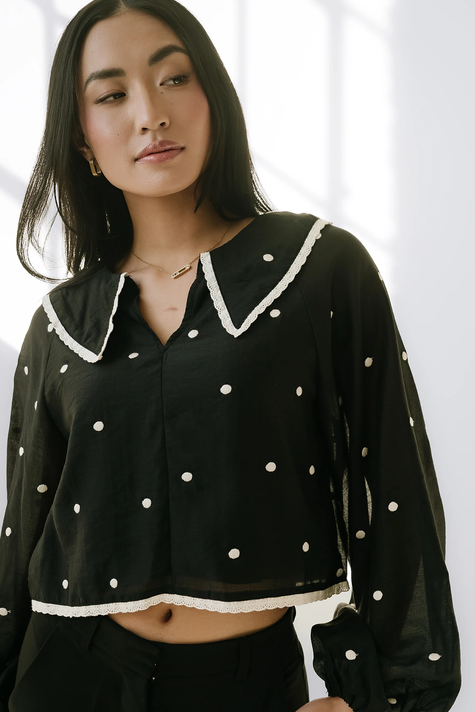 Yara Polka Dot Blouse | Böhme US