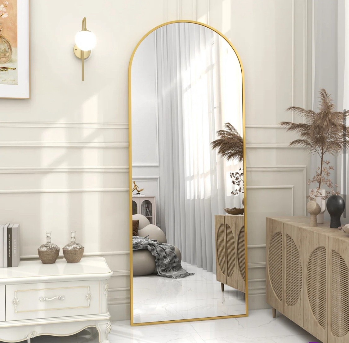 Metal Arch Mirror 

#LTKHome