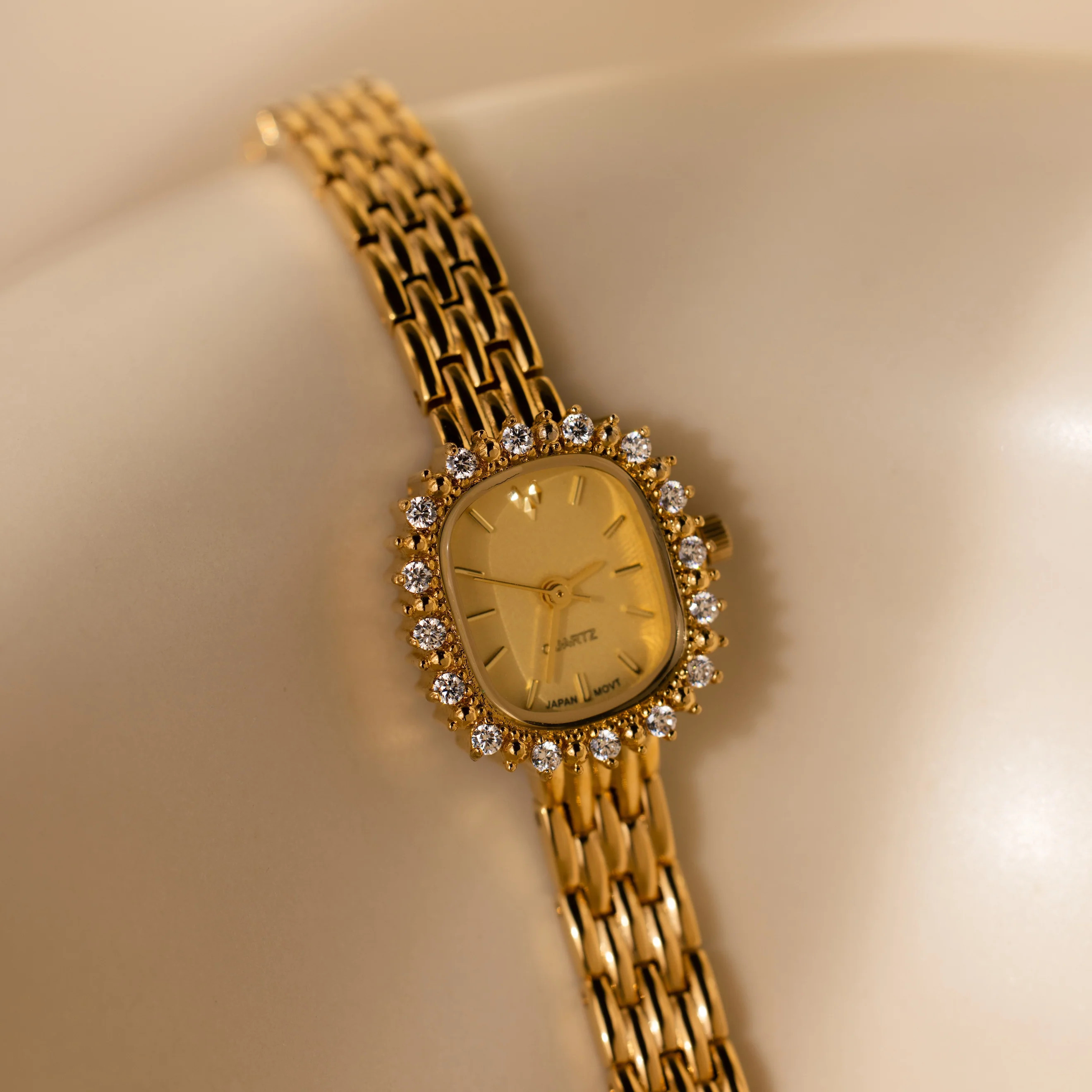 Pave Blossom Timepiece Diamond | Caitlyn Minimalist