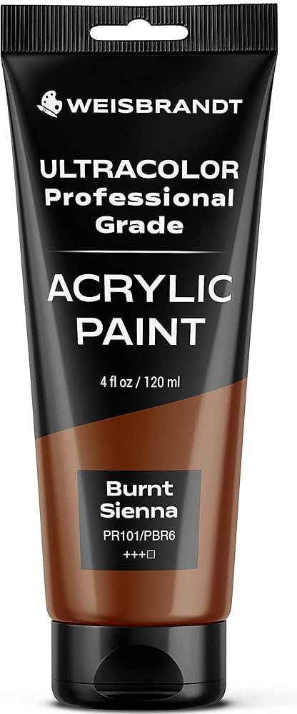 Amazon.com: WEISBRANDT Artist Quality Acrylic Paint in Assorted Colors, 4 oz, Rich Pigment, Non F... | Amazon (US)