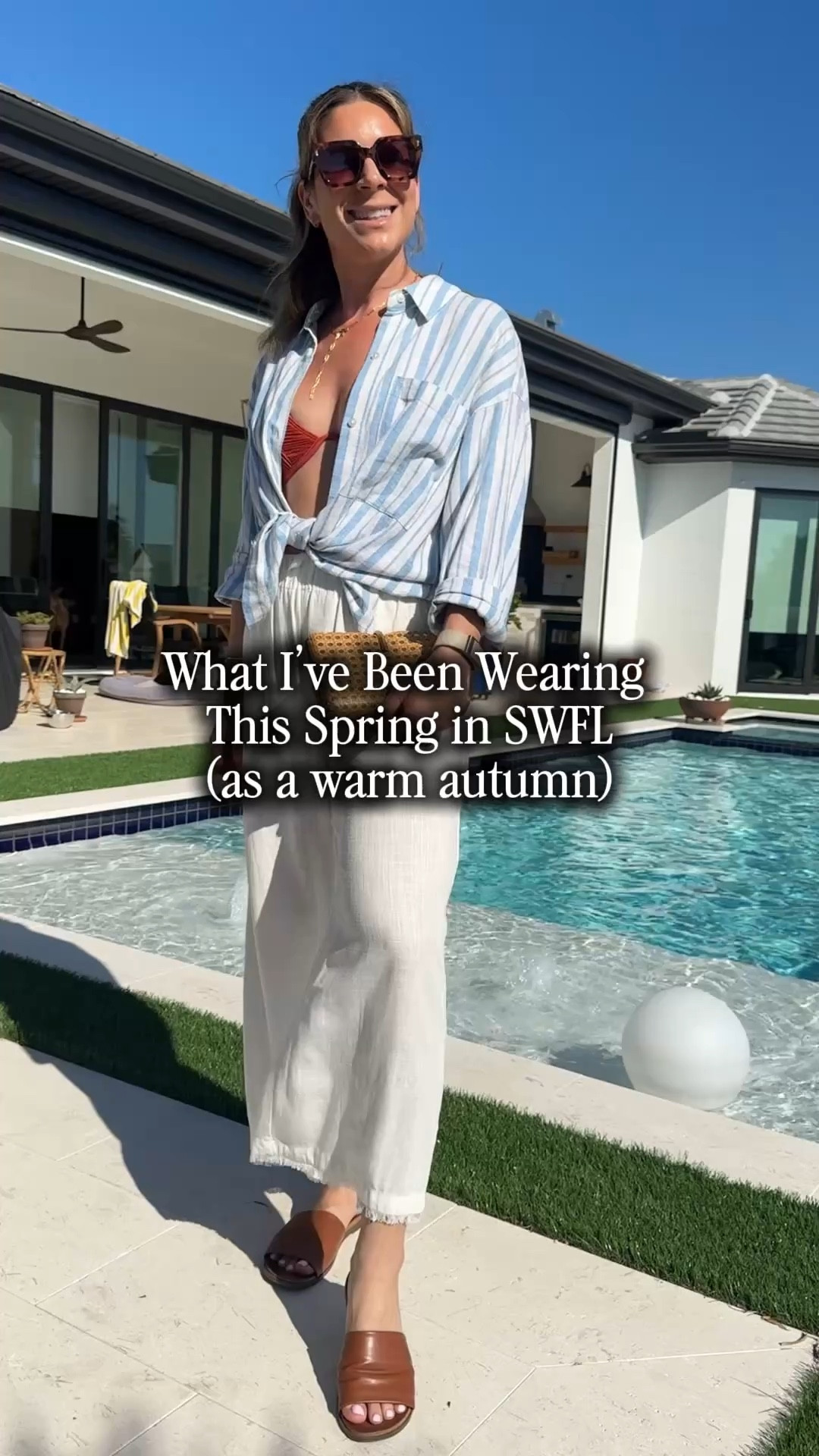 Sharing a round up of all my looks this spring I’ve been wearing in Southwest Florida - everything from running errands, date, night nights, and sunny boat and beach days! 

A lot of these pieces are considered staples in my closet and investing in high-quality cotton and linen pieces (hello @Quince ) have always been my go to for living in Southwest Florida. 

You’ll see that a lot of my outfits I repeat the same Jewelry because I also believe in investing in staple gold pieces to complement my warm autumn palette and my go to outfit looks. 

#LTKootd