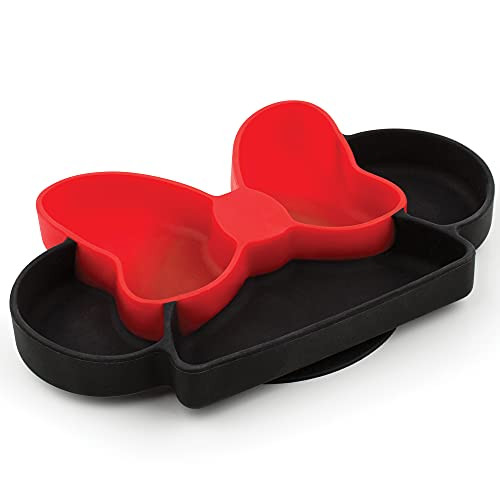 Bumkins Disney Silicone Grip Dish, Suction Plate, Divided Plate, Baby Toddler Plate, BPA Free, Micro | Amazon (US)