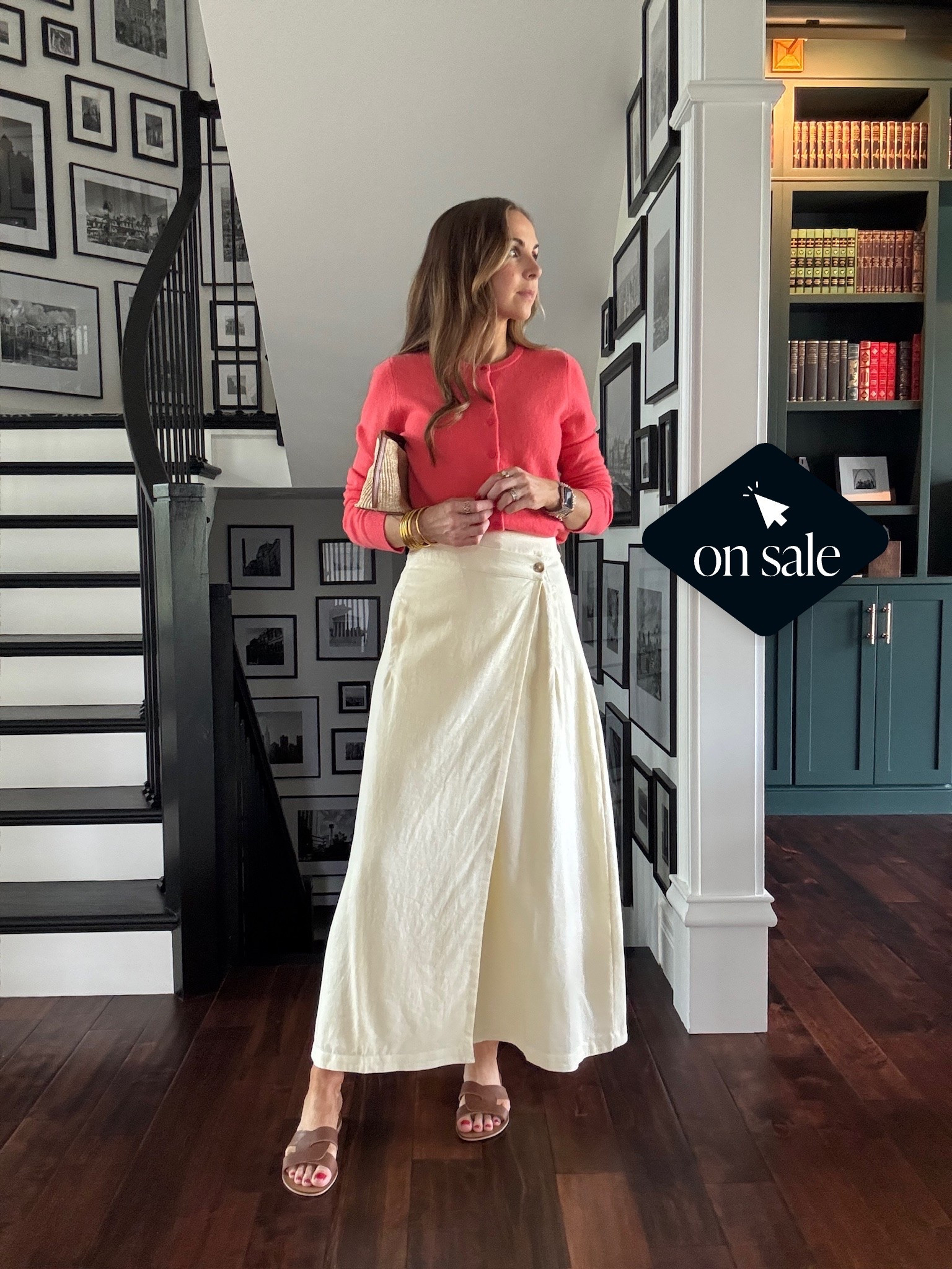 Use code MERRICK20 @Anthropologie for 20% off this skirt and cashmere cardigan 🤩