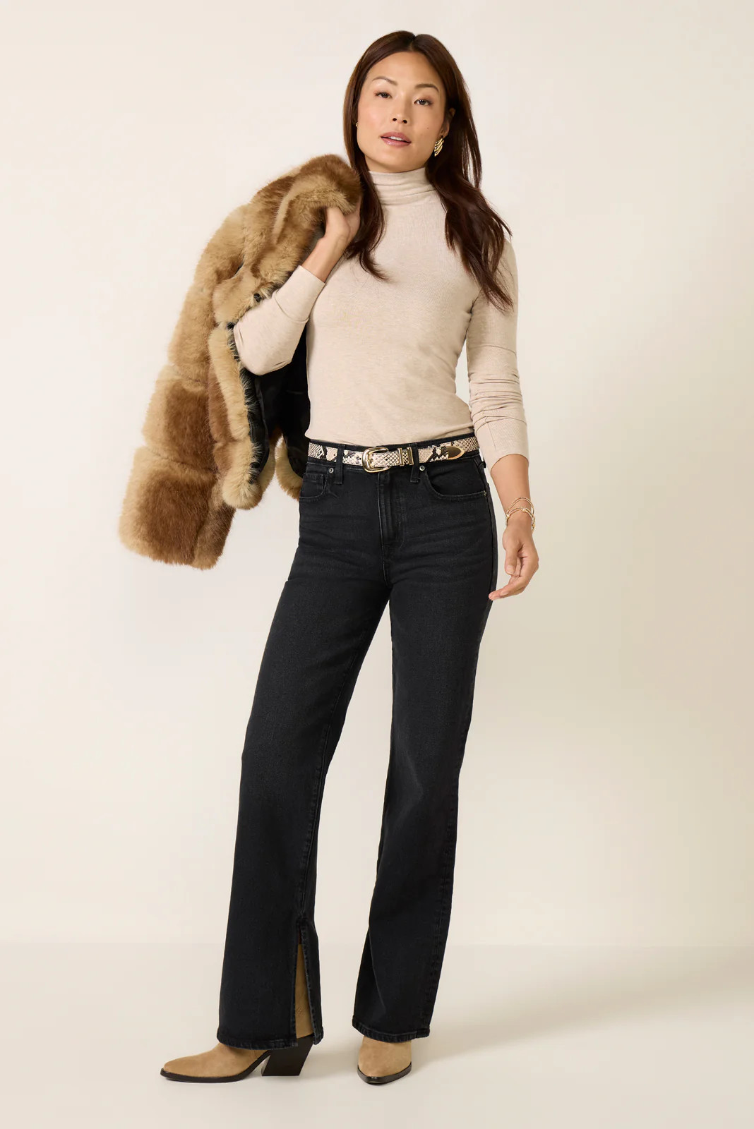 Ever Vintage Bootcut w Slit 32`Jean | Evereve