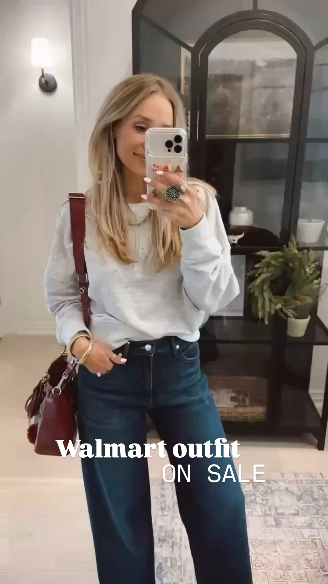 Walmart outfit on sale! 

These jeans are literal perfection. I’m 5’5” and they are pretty long, so I wouldn’t recommend if you’re under 5’3” 🤍

Wearing size small & size 4 (my tts). 

📍Where to wear: dates, anniversary, girls brunch, weekend outings, sporting events, work // office , travel day, road trips, flights, target, shopping days, meetings, beach , pool, resort, workout, running errands, church. 

Ootd, outfit Inspo, fashion finds, trending, cozy, casual outfits, modest outfit, classy casual, look for less, fall fashion 2025, free people, designer, girly, chic, trendy, elevated basics, everyday style, winter wear, winter fashion, winter style, fall ootd, Ugg season, winter style edit, LTK outfit inspo, Amazon winter fashion, Walmart winter fashion, designer inspired looks, Target fashion, Target finds. 


#LTKFindsUnder50 #LTKootd #LTKFindsUnder100