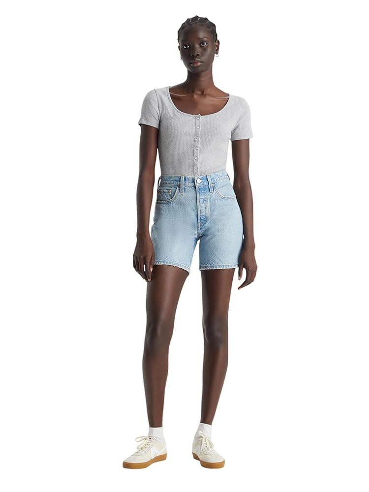 Levi's Women's 501 Mid Thigh Short | Amazon (US)