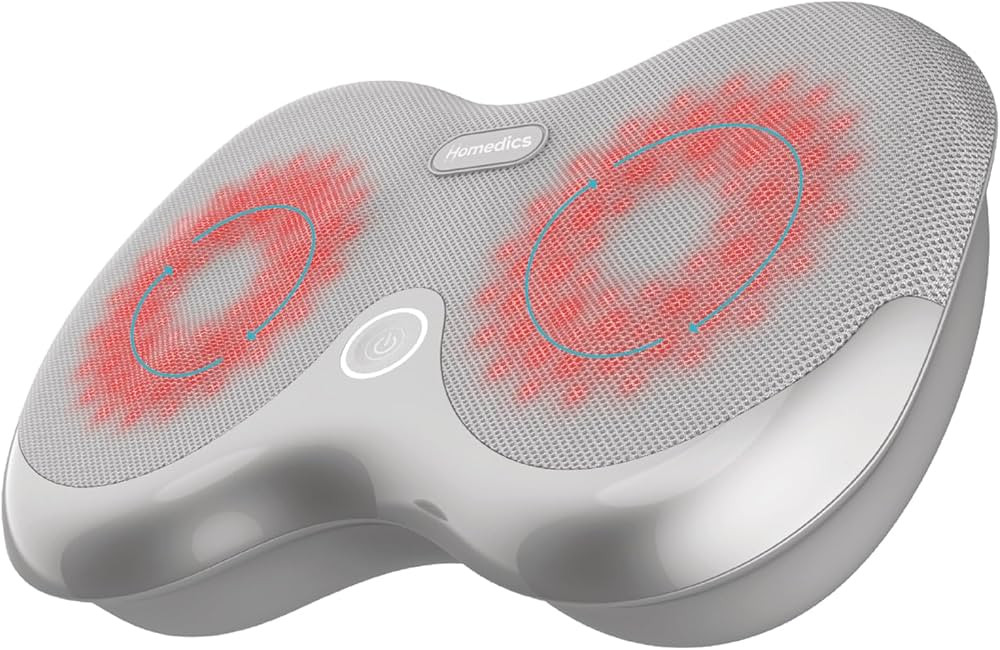 Homedics Dual Shiatsu Foot Massager with Heat, Deep-Kneading Massage, Pain Relief and Muscle Reco... | Amazon (US)