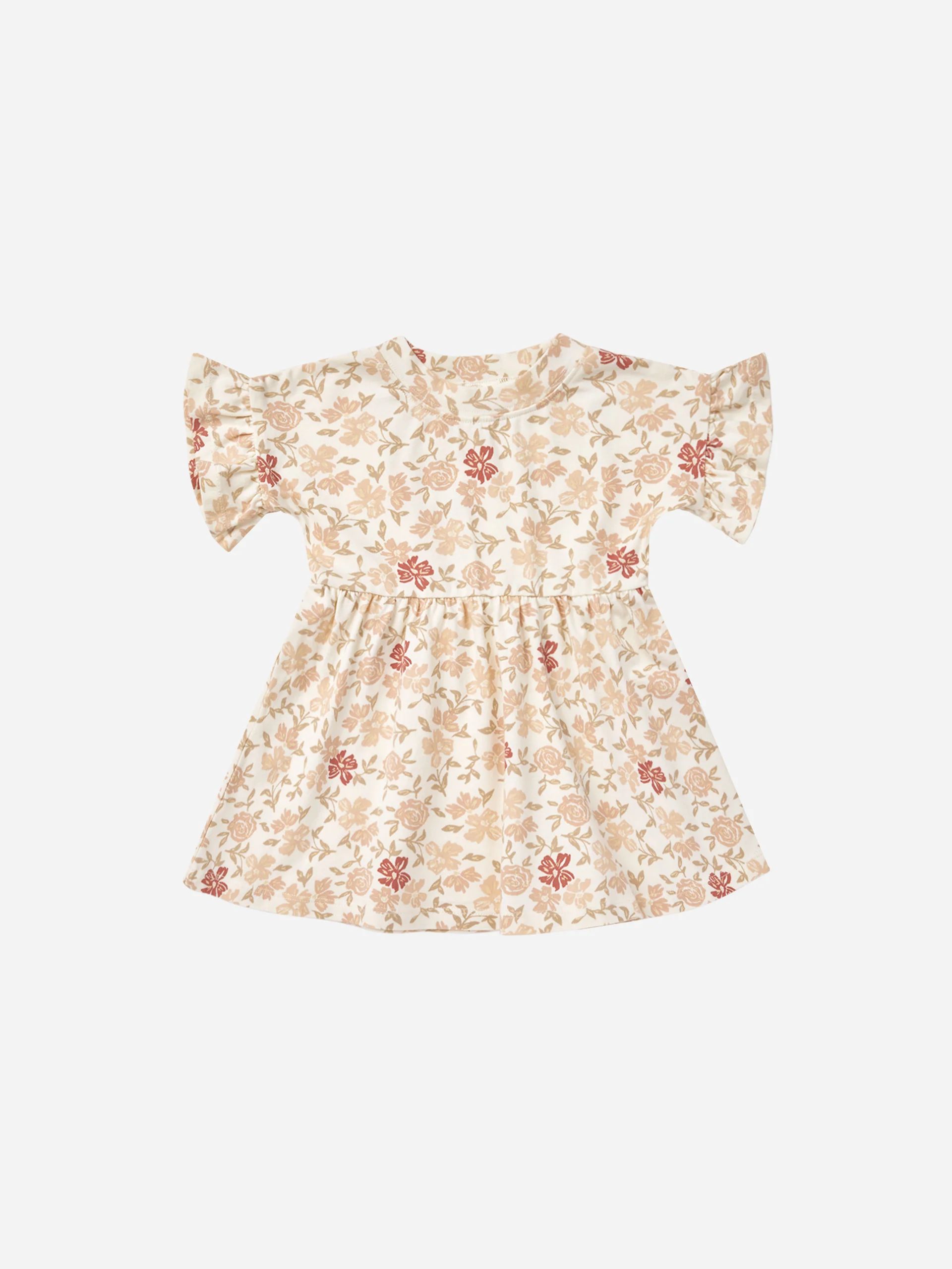 Babydoll Dress || Pink Floral | Rylee + Cru