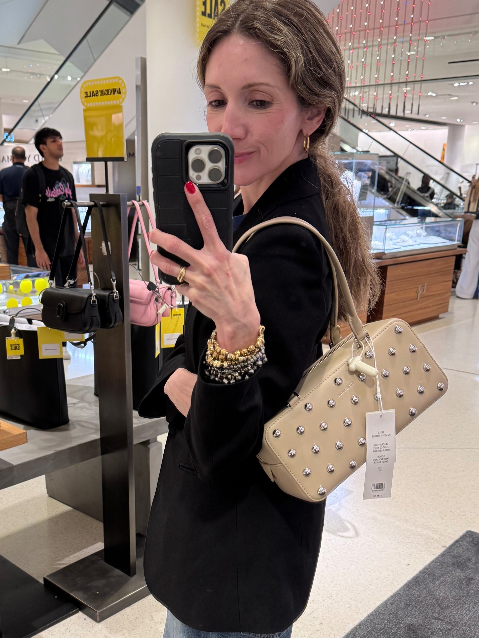 Stud shoulder bag! Goes with everything! On sale

#LTKStyleTip #LTKSaleAlert #LTKItBag