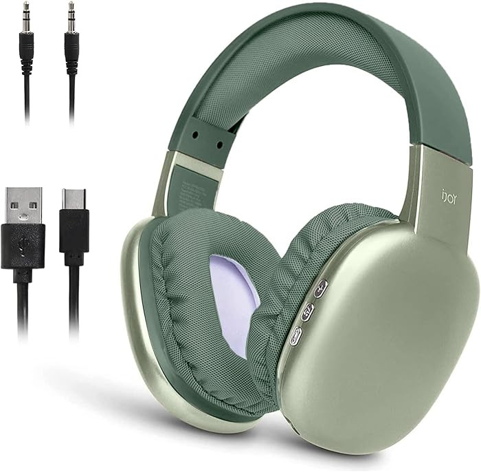 iJoy Ultra Wireless Over-Ear Bluetooth Headphones with Mic, Gaming Headset with Backup Wire & SD ... | Amazon (US)