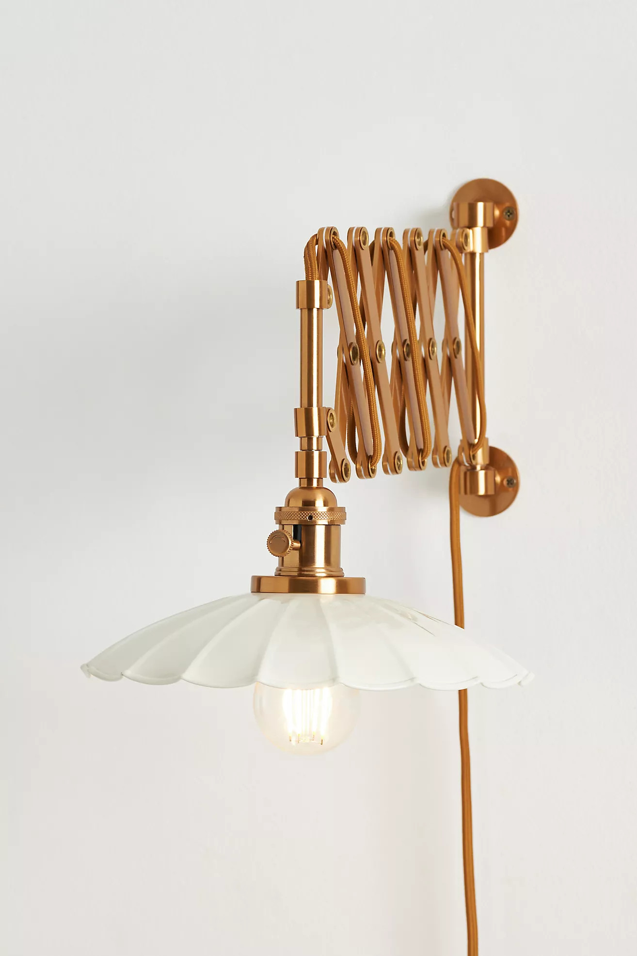 Greta Accordion Sconce | Anthropologie (US)