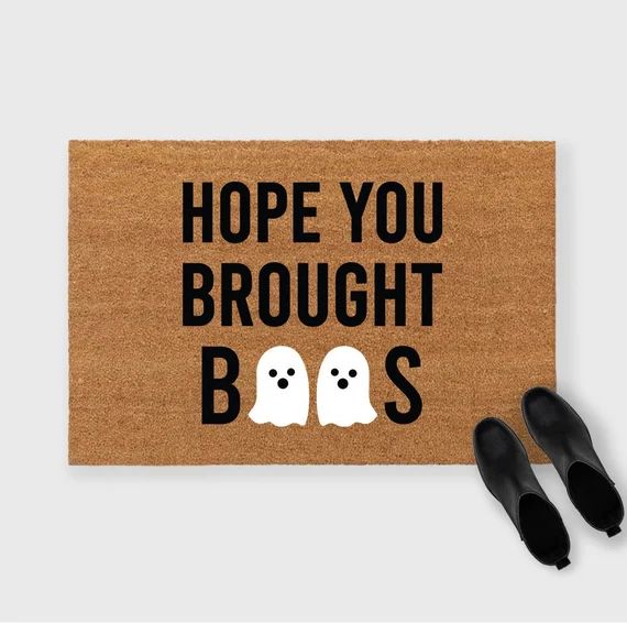 Hope You Brought Boos Doormat Boos Doormat Boo - Etsy | Etsy (US)