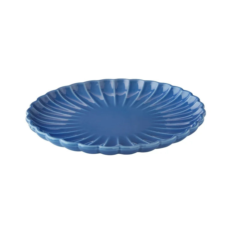 The Pioneer Woman Colette Stoneware Salad Plate, Blue | Walmart (US)
