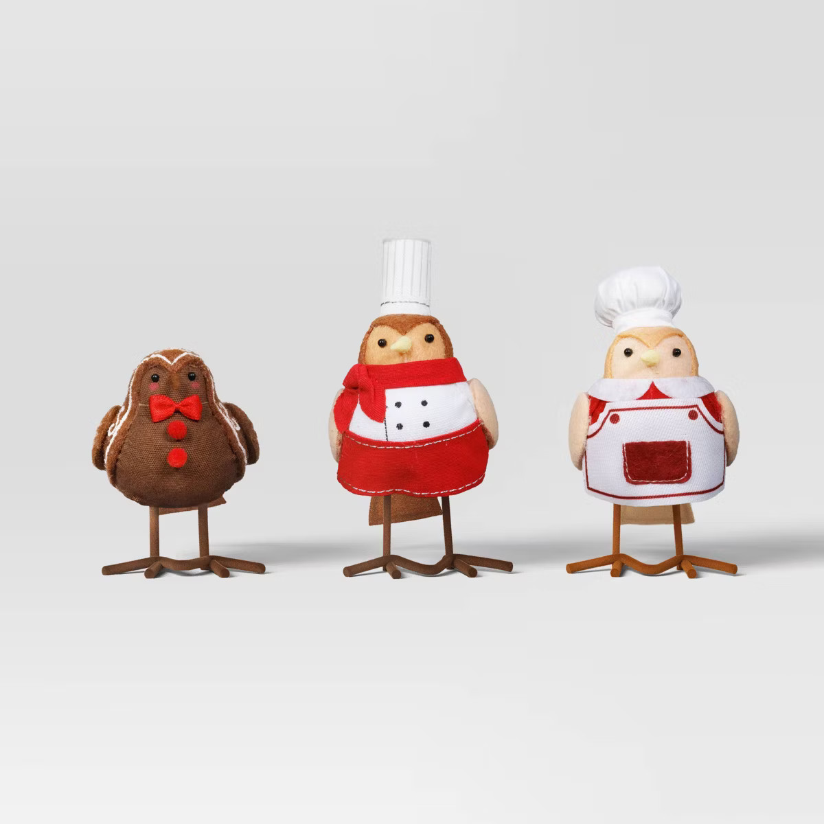 4.25" 3pk Christmas Featherly Friends Decor Cocoa and Candy Cane - Wondershop™ | Target