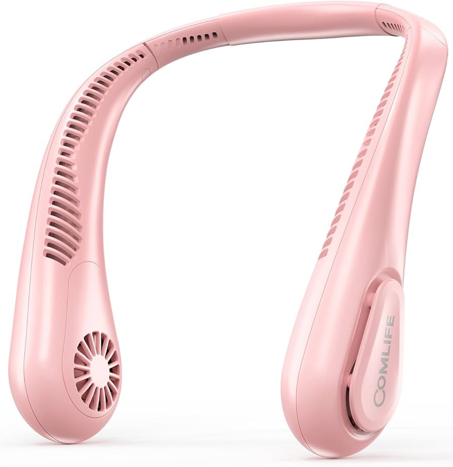 Portable Bladeless Neck Fan, Anniversary Birthday Gifts for Women Girls, Self Care Gifts for Mom ... | Amazon (US)