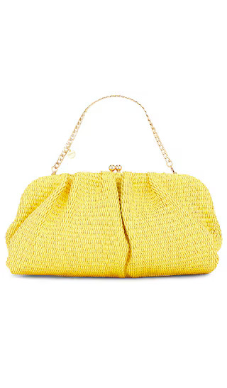 Queenie Clutch in Yellow | Revolve Clothing (Global)