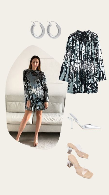 Shiny sequin dress 🤍

#festive look #sequin dress #glitter dress #shine dress #mini dress #partylook #silvester outfit #dinner look #christmas outfit #new years eve look

#LTKeurope #LTKSeasonal #LTKstyletip