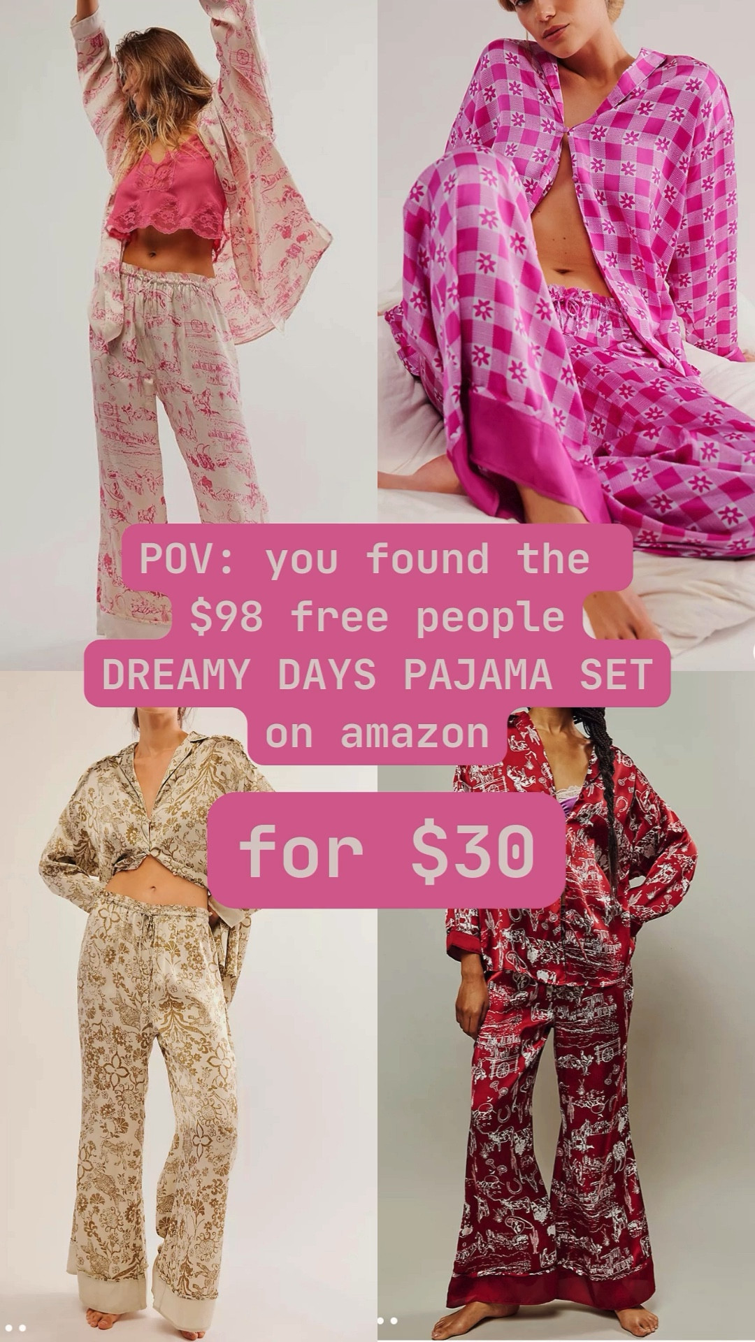 These two piece pajama sets are so trendy! #founditonamazon #amazonfashion

#LTKFindsUnder100 #LTKFindsUnder50 #LTKStyleTip