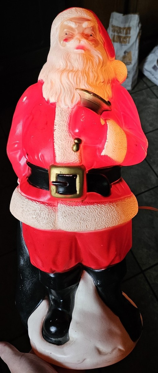 Vintage 1969 Empire Santa Claus Lighted Blow Mold w/ Bell, Sack 19.5”, USA | eBay | eBay US