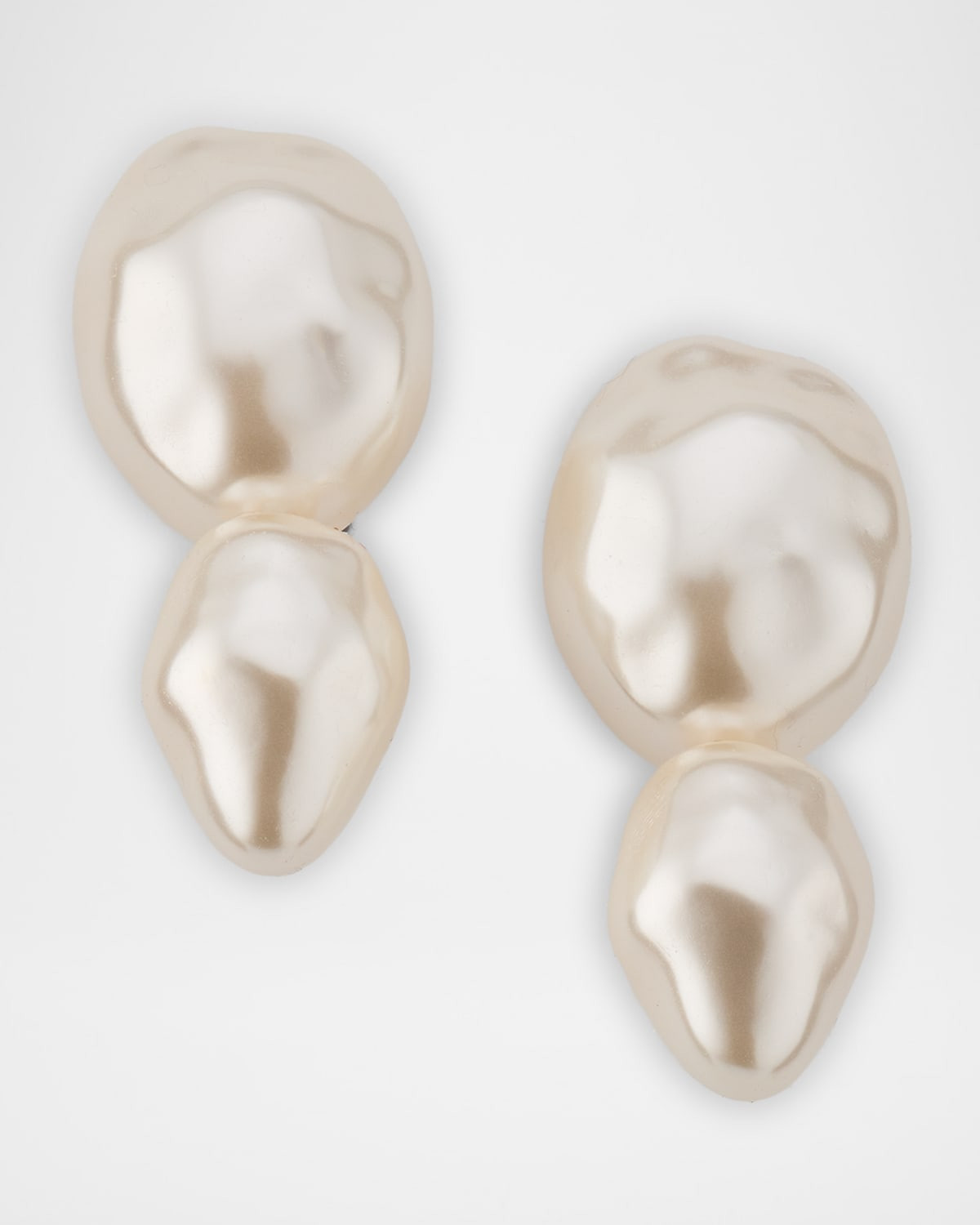 Pearly Double Drop Earrings | Neiman Marcus