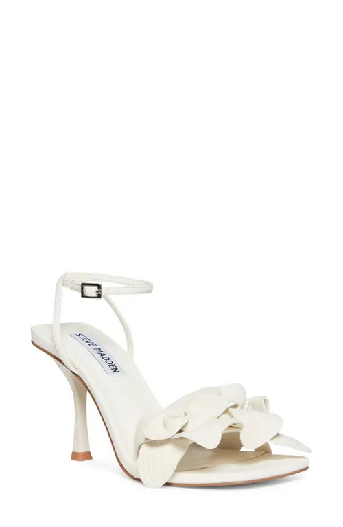 Steve Madden Amani Ankle Strap Sandal in White at Nordstrom, Size 11 | Nordstrom