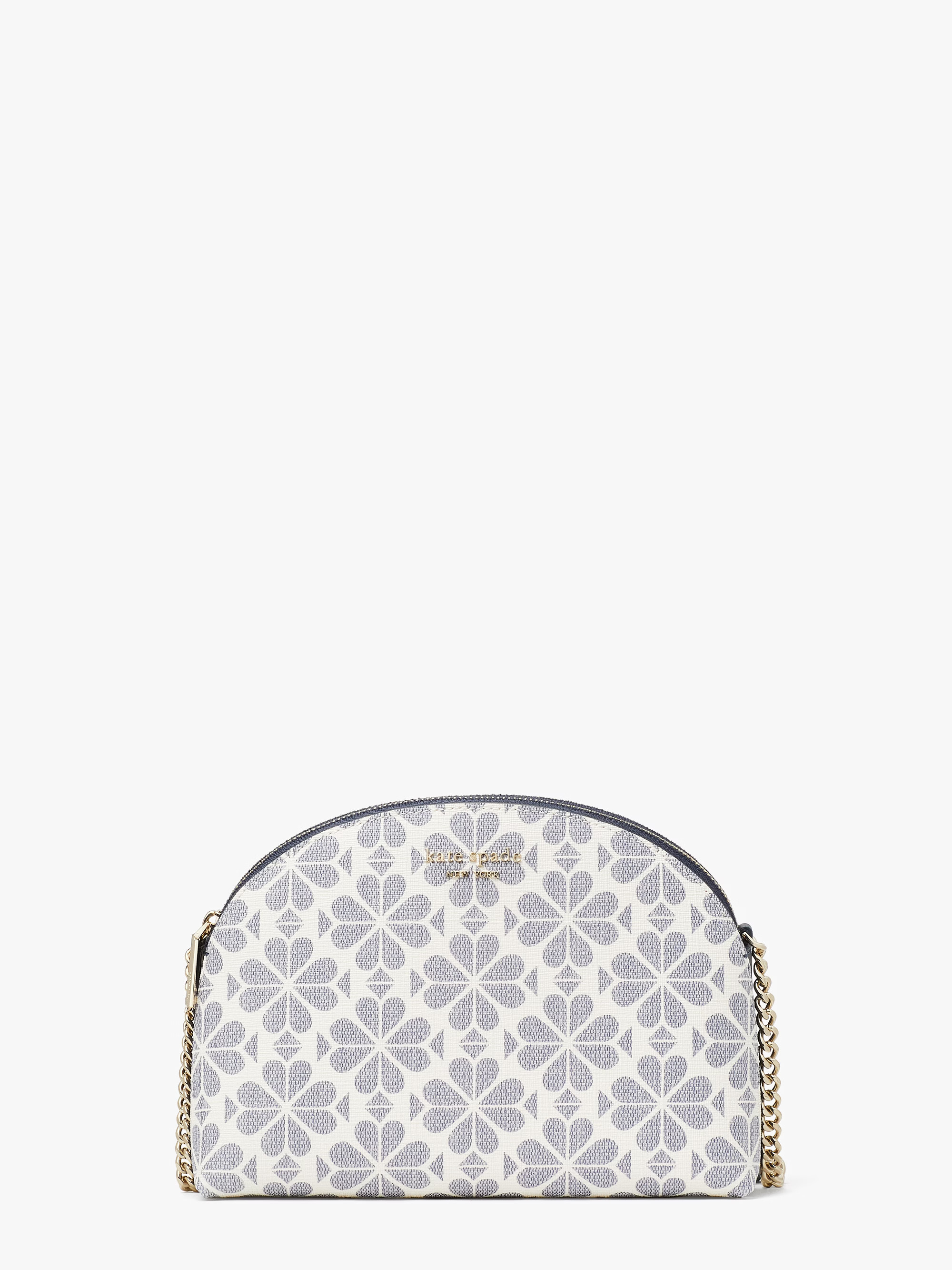 spade flower coated canvas double-zip dome crossbody | Kate Spade (US)
