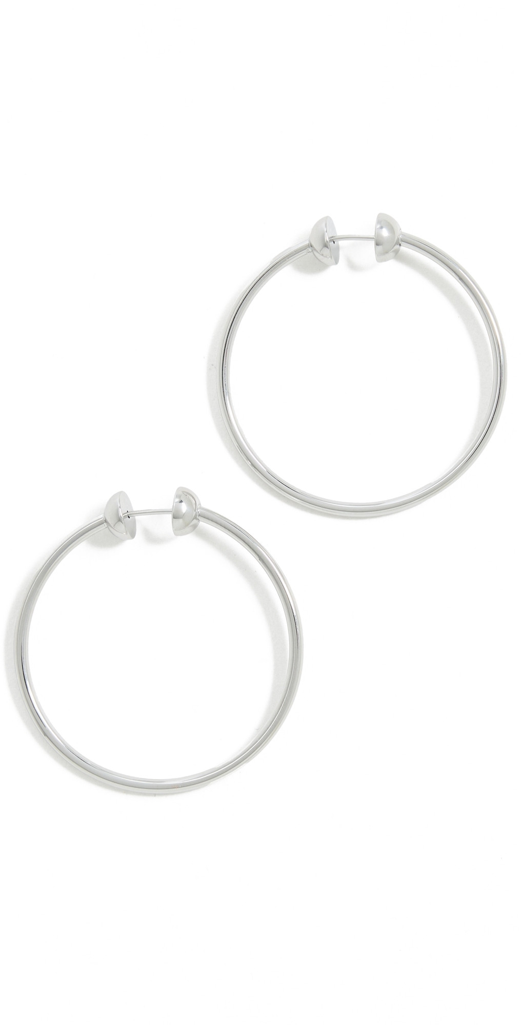 JENNY BIRD Icon Hoops Small Platinum One Size | Shopbop