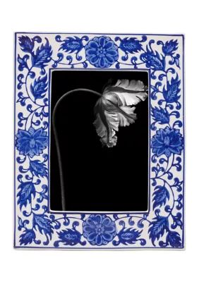 5" x 7" Blue Daisy Ceramic Frame | Belk