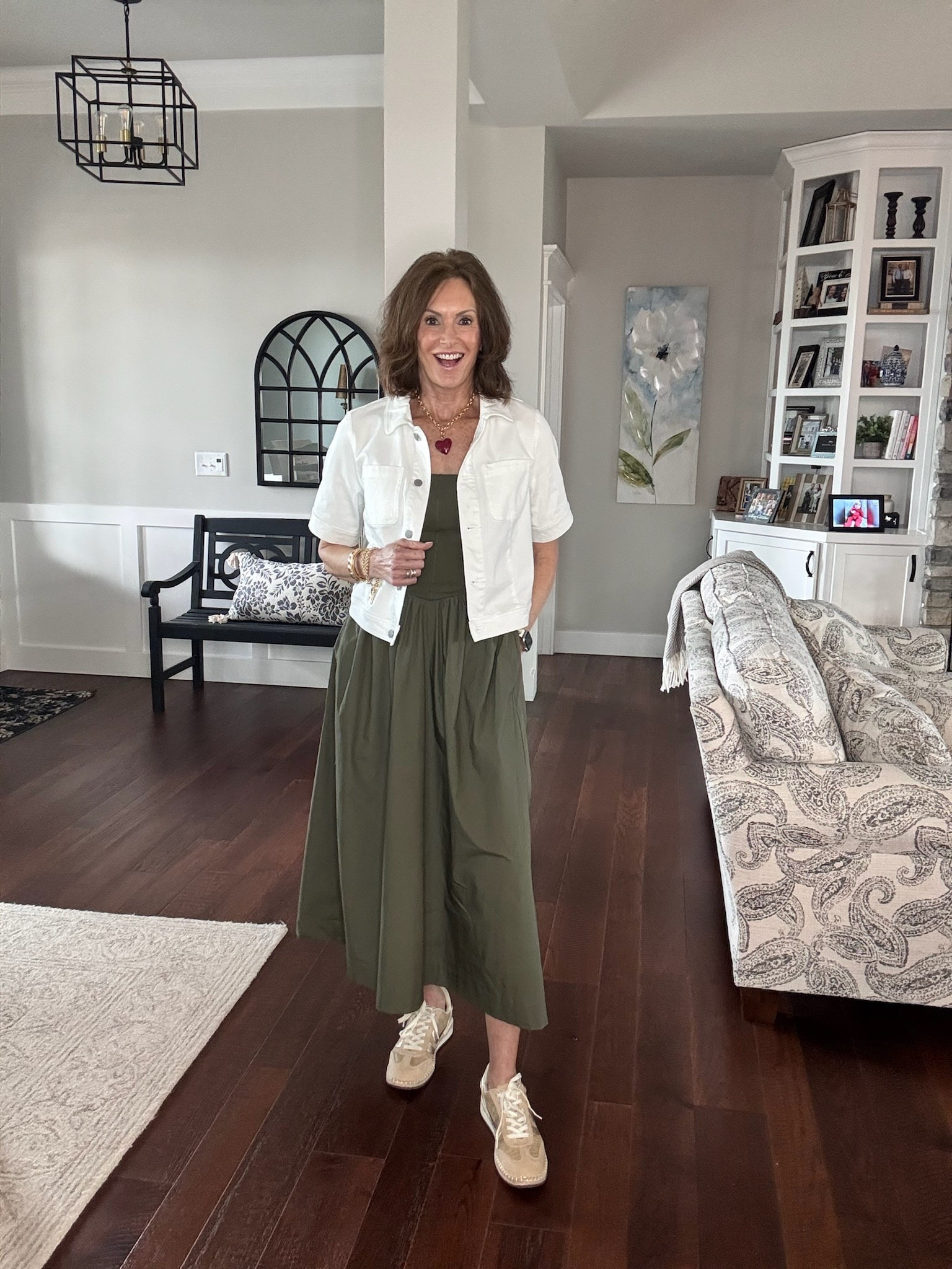 Your next vacation, work, travel, event dress!!! 
Mixed media dress - medium regular (available in petite and tall too) denim jacket - L - - - Women’s fashion, outfit inspo, outfit ideas, what to wear for, fashion over 40, fashion over 50, winter fashion, winter styles, winter outfits, winter outfit inspo, trending fashion, chic style, winter to spring outfits, winter to spring style, winter to spring transition outfits, spring outfits, spring fashion, spring style, women’s winter outfit, women’s spring outfit

#LTKootd #LTKOver40 #LTKSeasonal