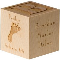 Personalized Baby Block | Wooden Unique Gift Twin New Parents | Etsy (US)