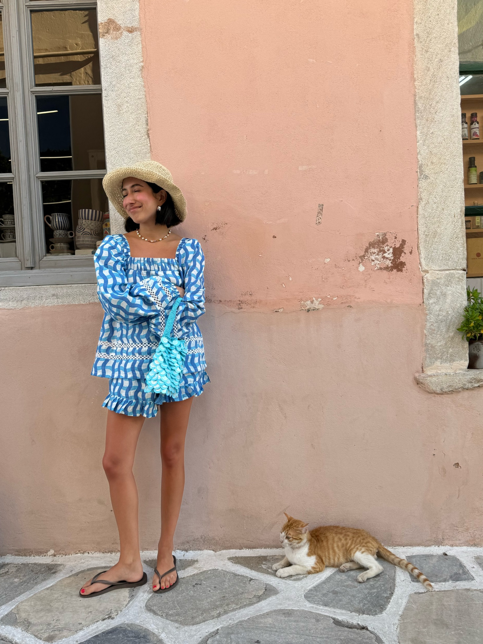 out and about in this set from ophelia & indigo 💙 wearing size xsmall 